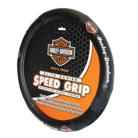 Plasticolor PlastiColor P23-006733R01 Black Steering Wheel Cover Harley Elite Series Speed Grip P23-006733R01